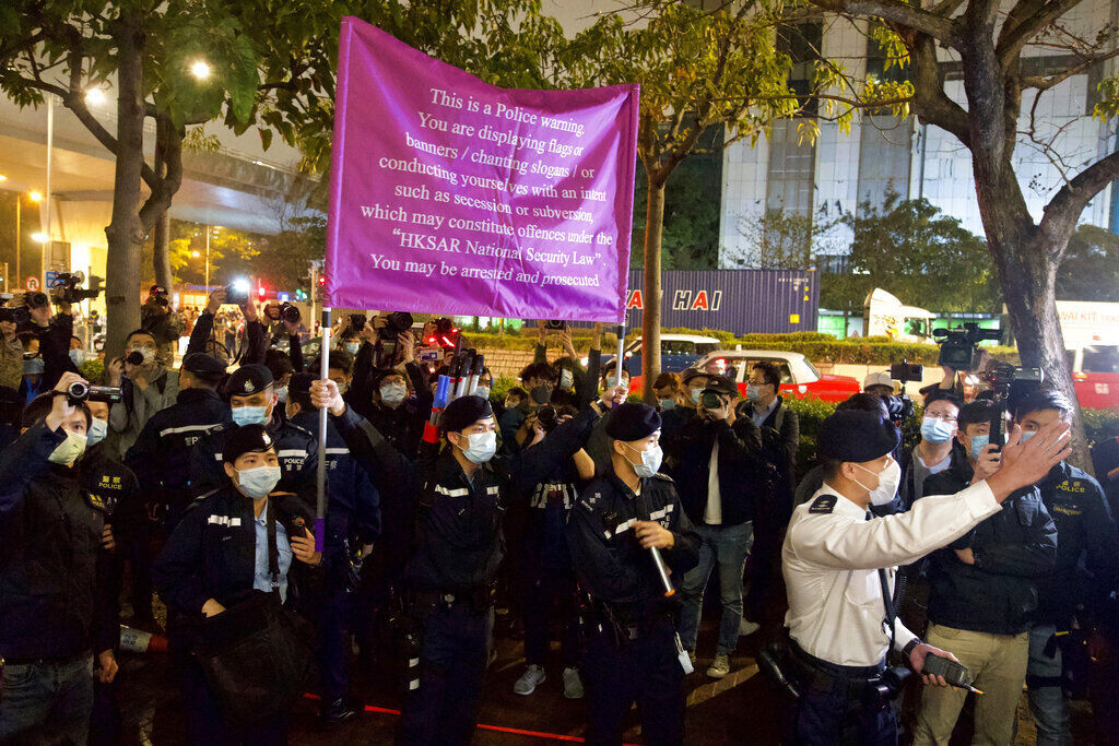 APTOPIX Hong Kong China Politics